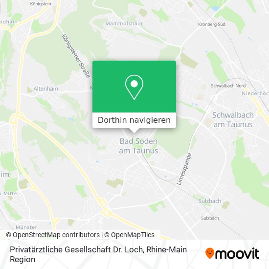 Privatärztliche Gesellschaft Dr. Loch Karte