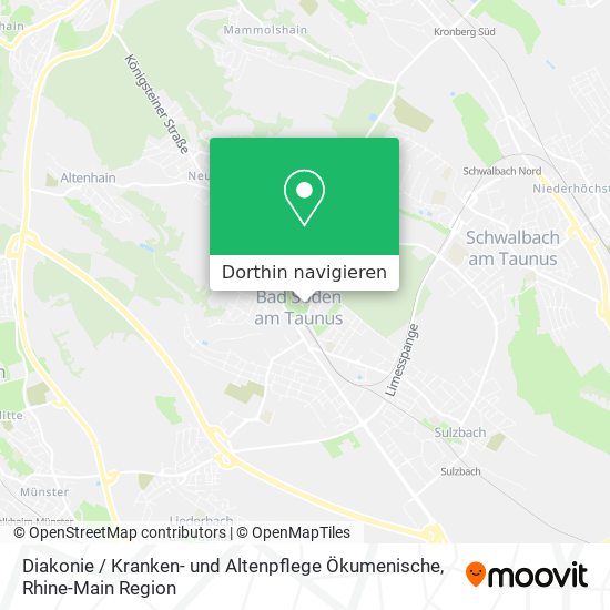 Diakonie / Kranken- und Altenpflege Ökumenische Karte