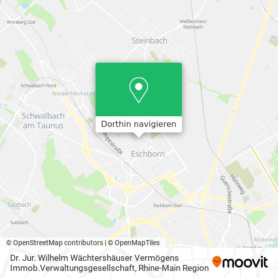 Dr. Jur. Wilhelm Wächtershäuser Vermögens Immob.Verwaltungsgesellschaft Karte