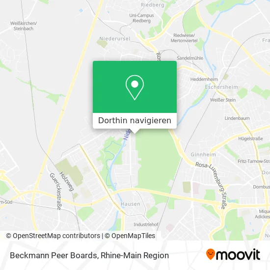 Beckmann Peer Boards Karte