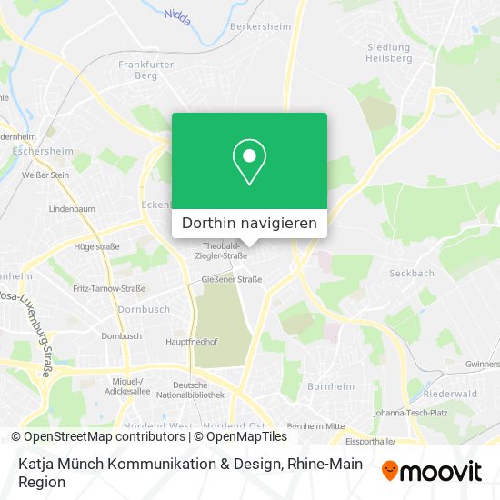 Katja Münch Kommunikation & Design Karte