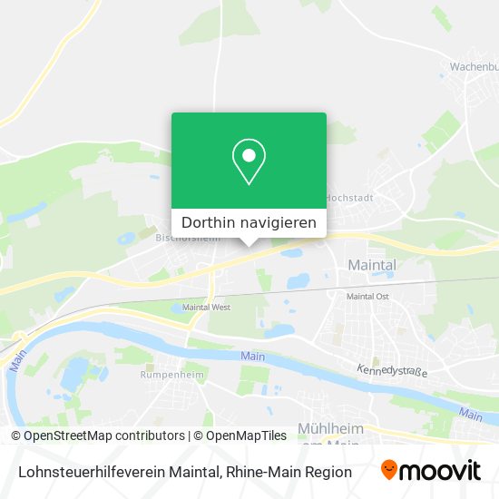 Lohnsteuerhilfeverein Maintal Karte
