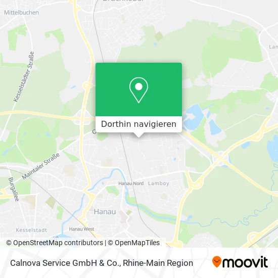 Calnova Service GmbH & Co. Karte