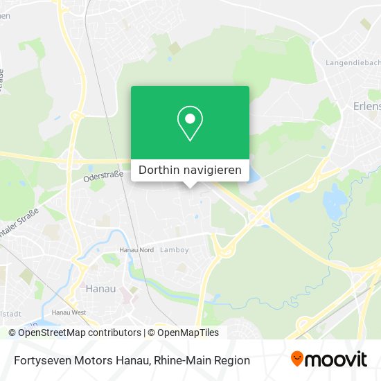 Fortyseven Motors Hanau Karte