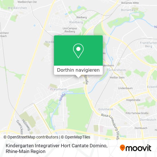 Kindergarten Integrativer Hort Cantate Domino Karte