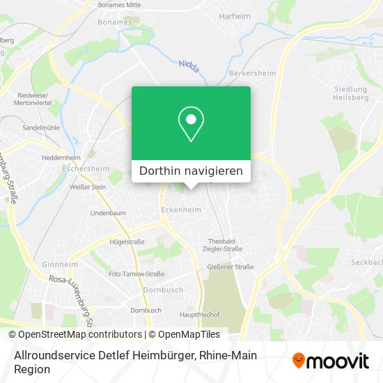 Allroundservice Detlef Heimbürger Karte