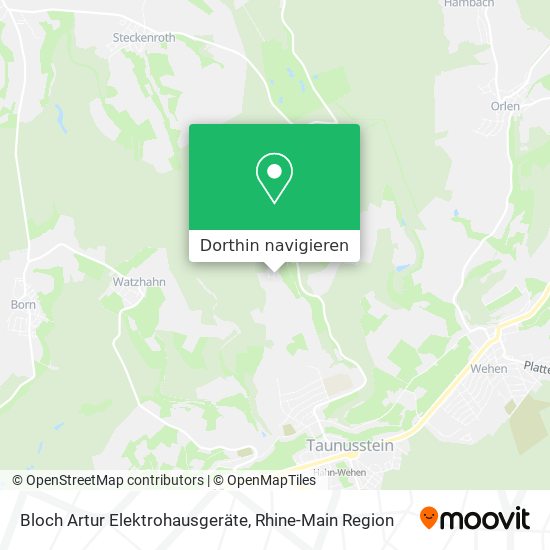 Bloch Artur Elektrohausgeräte Karte