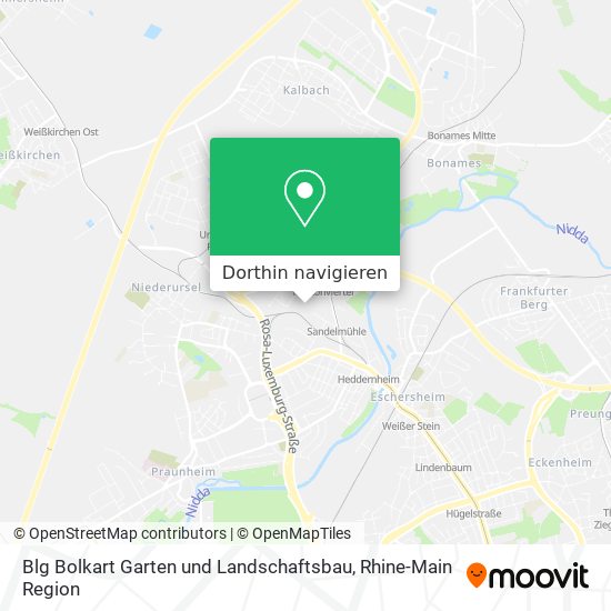 Blg Bolkart Garten und Landschaftsbau Karte