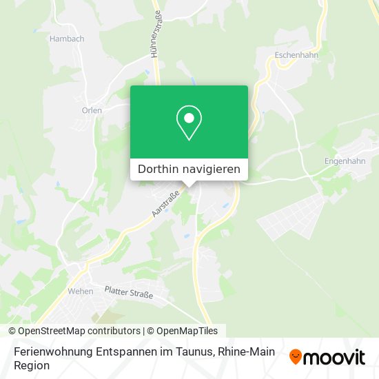 Ferienwohnung Entspannen im Taunus Karte