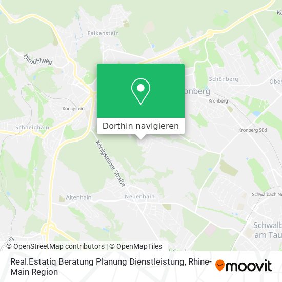 Real.Estatiq Beratung Planung Dienstleistung Karte