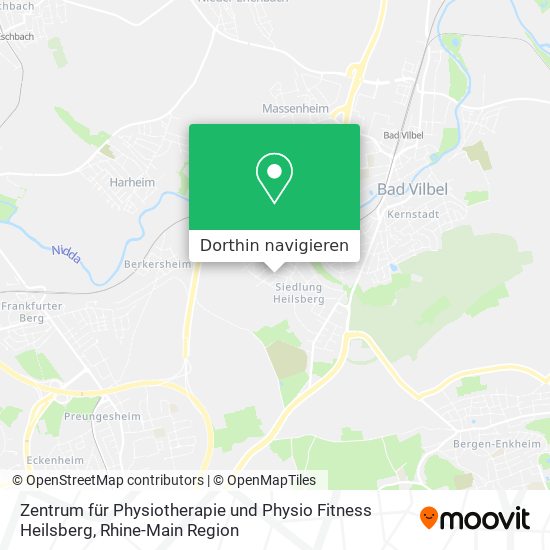 Zentrum für Physiotherapie und Physio Fitness Heilsberg Karte