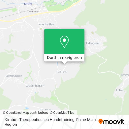 Kimba - Therapeutisches Hundetraining Karte