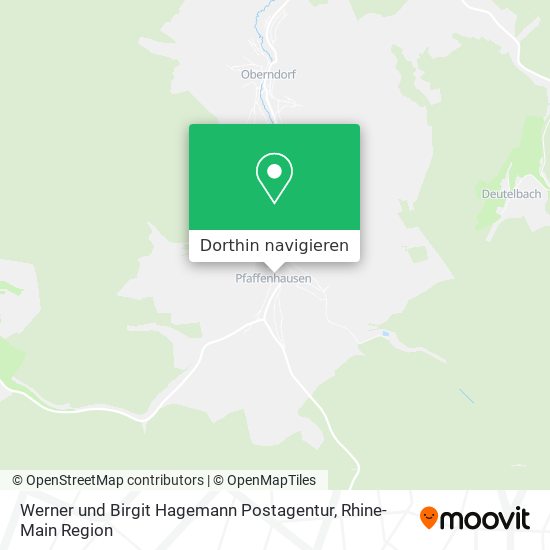Werner und Birgit Hagemann Postagentur Karte