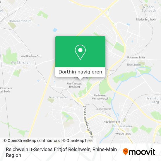 Reichwein It-Services Fritjof Reichwein Karte