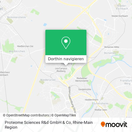 Proteome Sciences R&d GmbH & Co Karte
