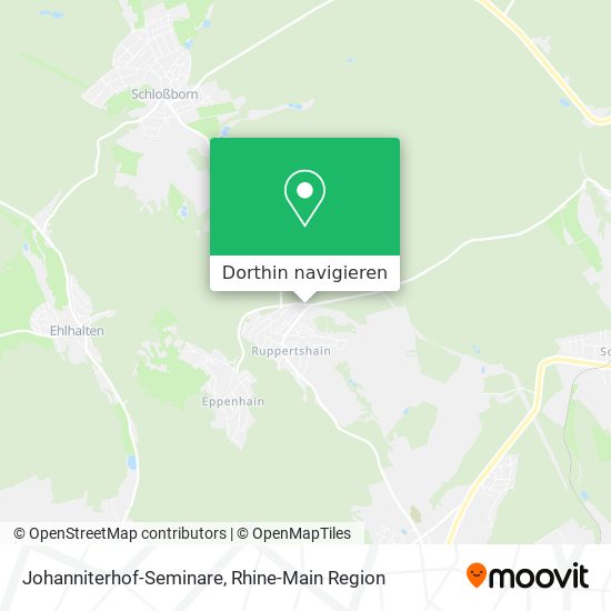 Johanniterhof-Seminare Karte