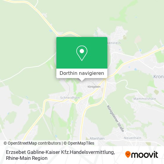 Erzsebet Gabline-Kaiser Kfz.Handelsvermittlung Karte