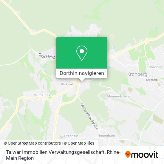 Talwar Immobilien Verwaltungsgesellschaft Karte
