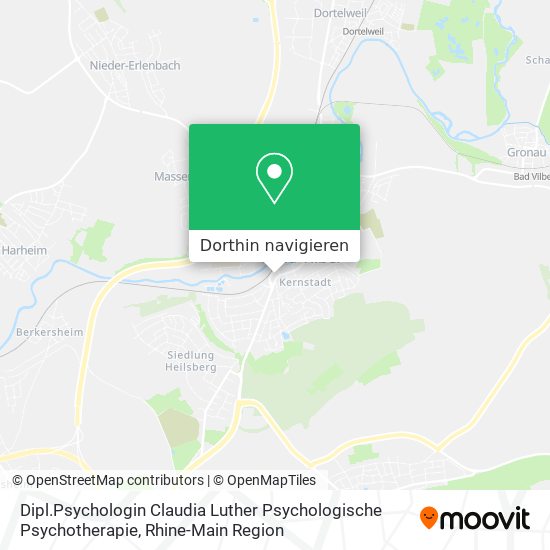 Dipl.Psychologin Claudia Luther Psychologische Psychotherapie Karte