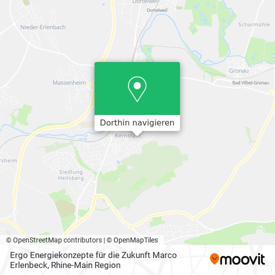 Ergo Energiekonzepte für die Zukunft Marco Erlenbeck Karte