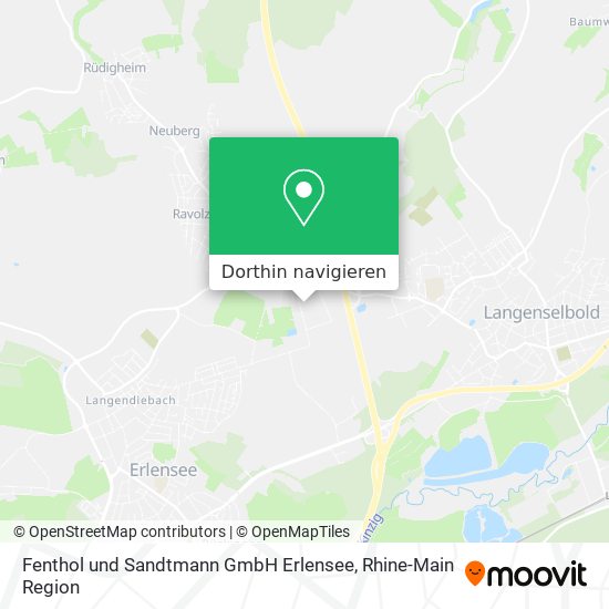 Fenthol und Sandtmann GmbH Erlensee Karte