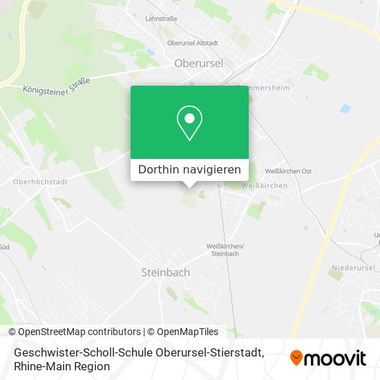 Geschwister-Scholl-Schule Oberursel-Stierstadt Karte