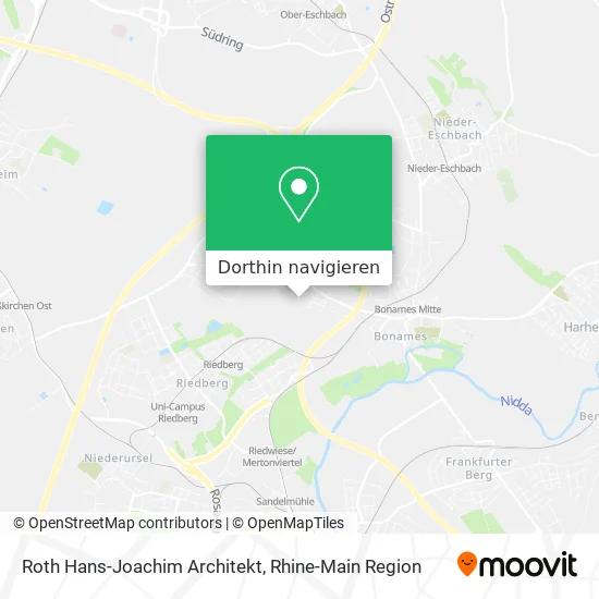 Roth Hans-Joachim Architekt Karte