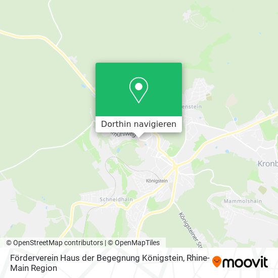 Förderverein Haus der Begegnung Königstein Karte