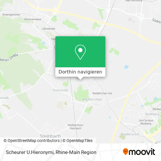 Scheurer U.Hieronymi Karte