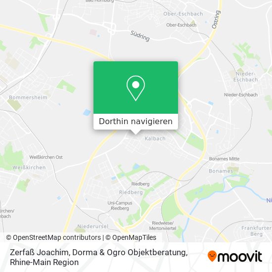 Zerfaß Joachim, Dorma & Ogro Objektberatung Karte