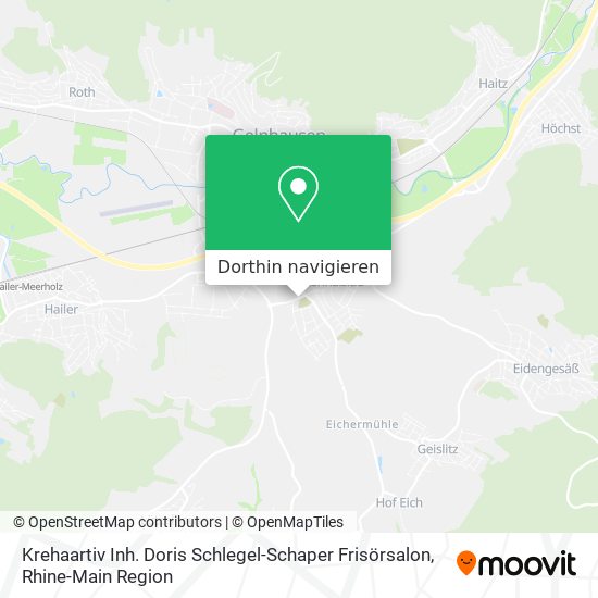 Krehaartiv Inh. Doris Schlegel-Schaper Frisörsalon Karte