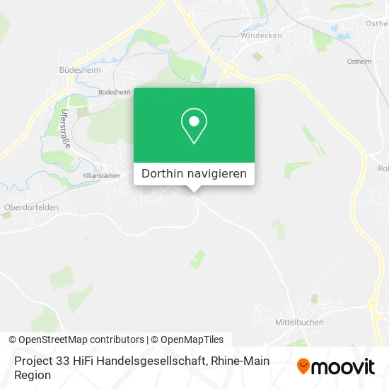 Project 33 HiFi Handelsgesellschaft Karte