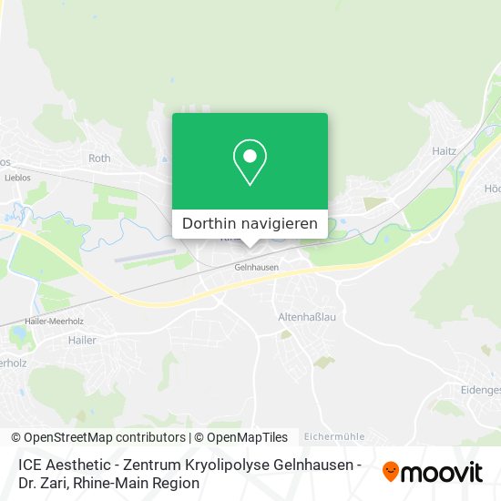 ICE Aesthetic - Zentrum Kryolipolyse Gelnhausen - Dr. Zari Karte