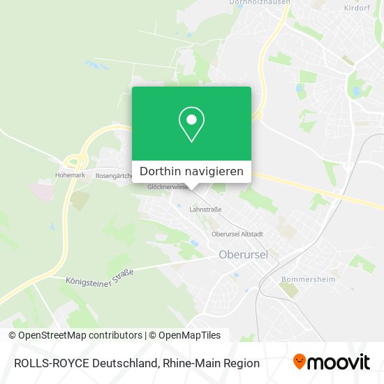 ROLLS-ROYCE Deutschland Karte