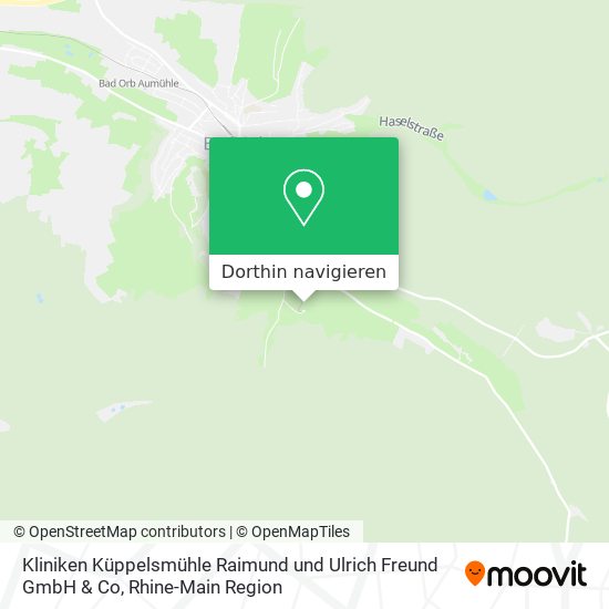 Kliniken Küppelsmühle Raimund und Ulrich Freund GmbH & Co Karte