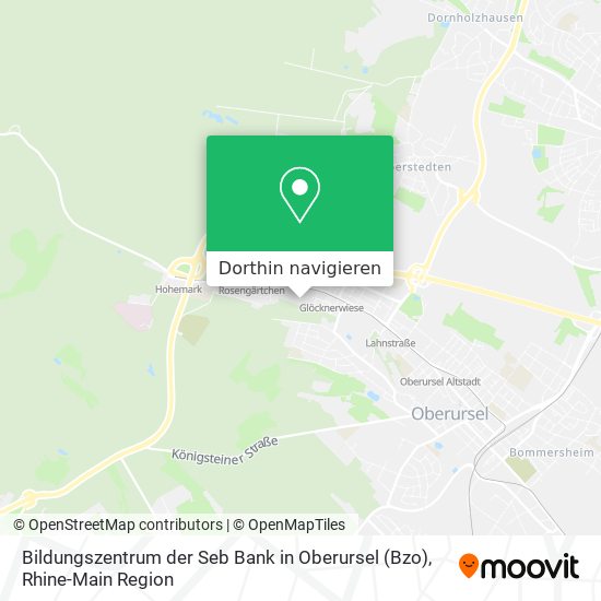 Bildungszentrum der Seb Bank in Oberursel (Bzo) Karte