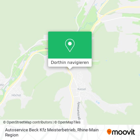 Autoservice Beck Kfz Meisterbetrieb Karte