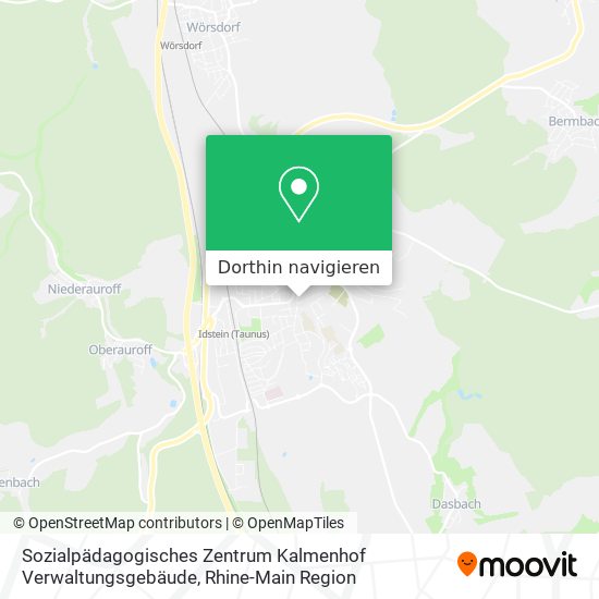 Sozialpädagogisches Zentrum Kalmenhof Verwaltungsgebäude Karte