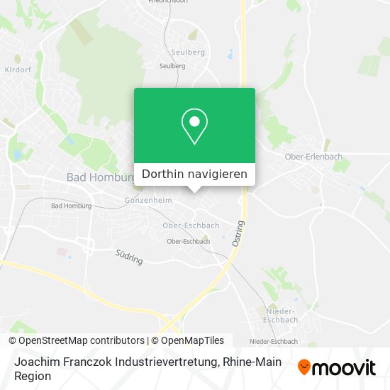 Joachim Franczok Industrievertretung Karte