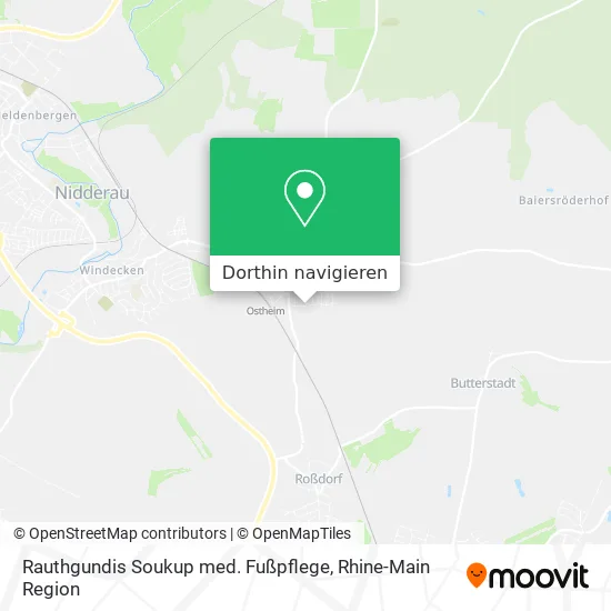 Rauthgundis Soukup med. Fußpflege Karte