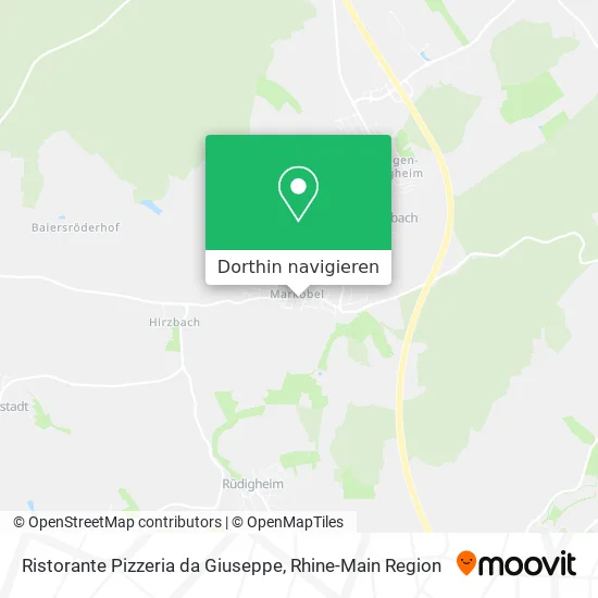 Ristorante Pizzeria da Giuseppe Karte