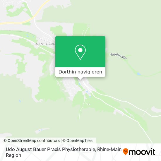 Udo August Bauer Praxis Physiotherapie Karte