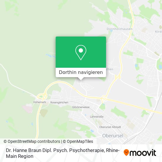 Dr. Hanne Braun Dipl. Psych. Psychotherapie Karte
