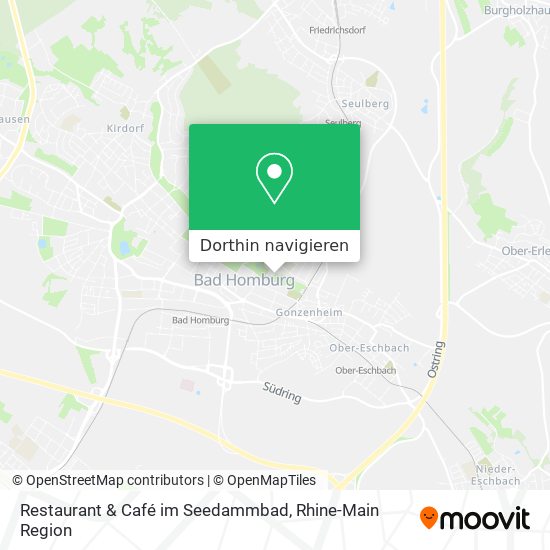 Restaurant & Café im Seedammbad Karte