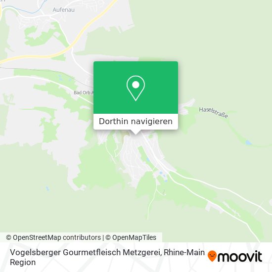 Vogelsberger Gourmetfleisch Metzgerei Karte