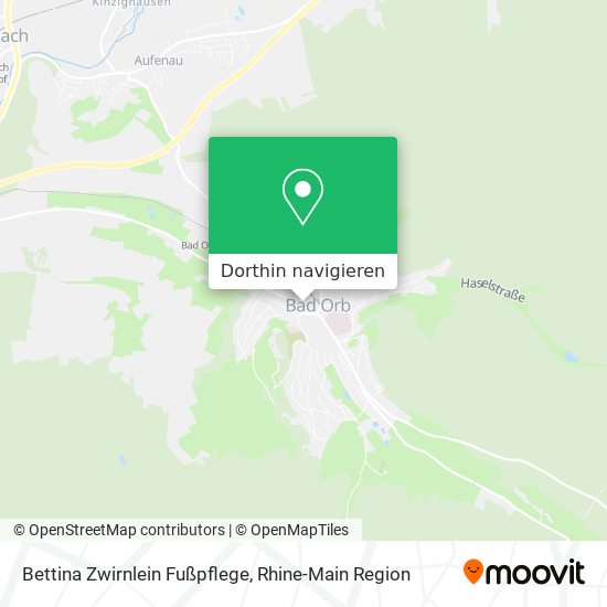 Bettina Zwirnlein Fußpflege Karte