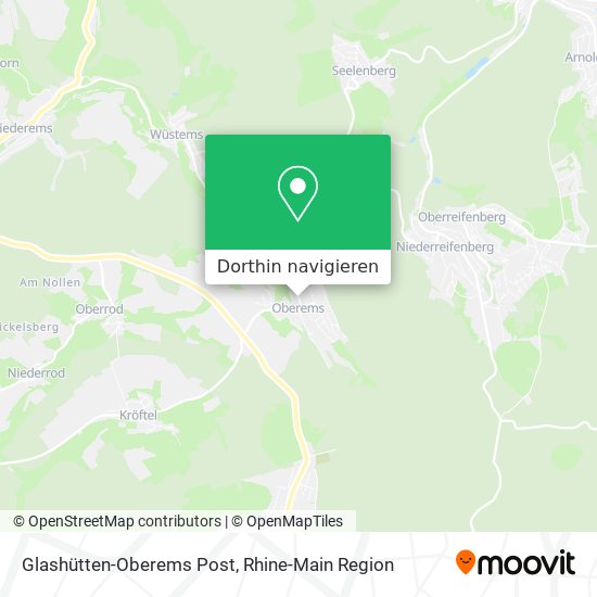 Glashütten-Oberems Post Karte