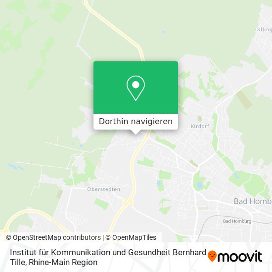 Institut für Kommunikation und Gesundheit Bernhard Tille Karte