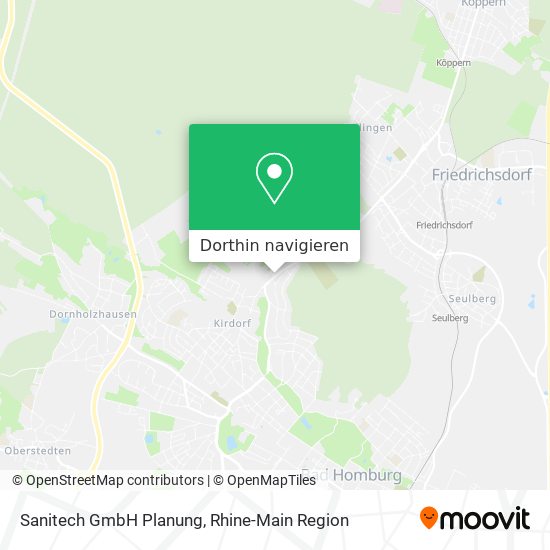 Sanitech GmbH Planung Karte