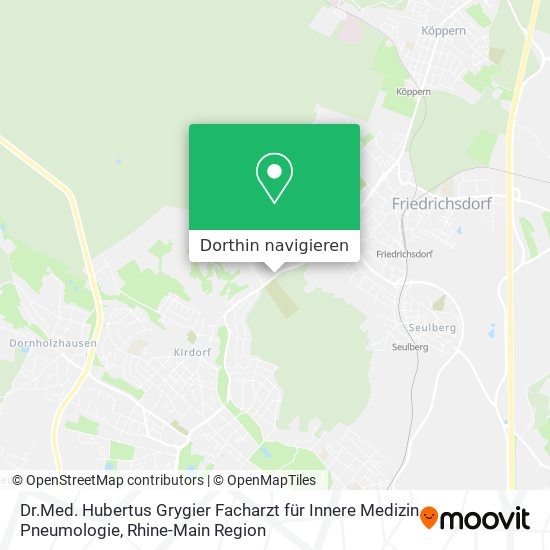 Dr.Med. Hubertus Grygier Facharzt für Innere Medizin Pneumologie Karte
